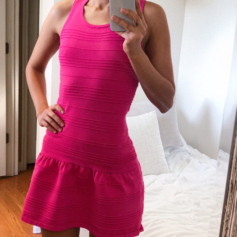 Pink shape dress